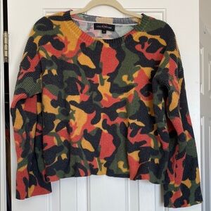 Multicolor Camouflage Sweater